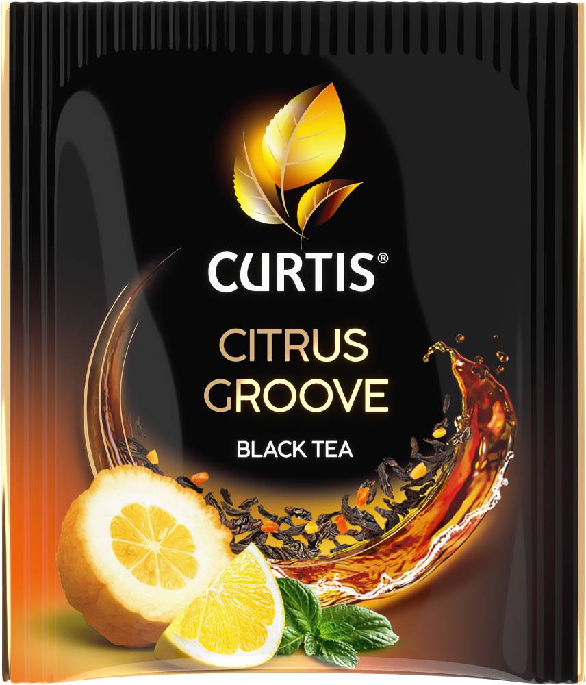 CURTIS Citrus Groove – Crni čaj sa limunom, citronom i nanom, 25x1,5g