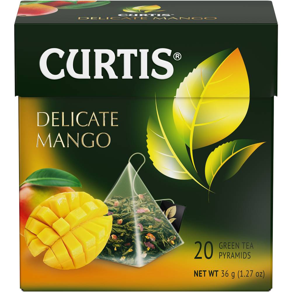 CURTIS Delicate Mango - Zeleni čaj sa mangom, ananasom i laticama cveća