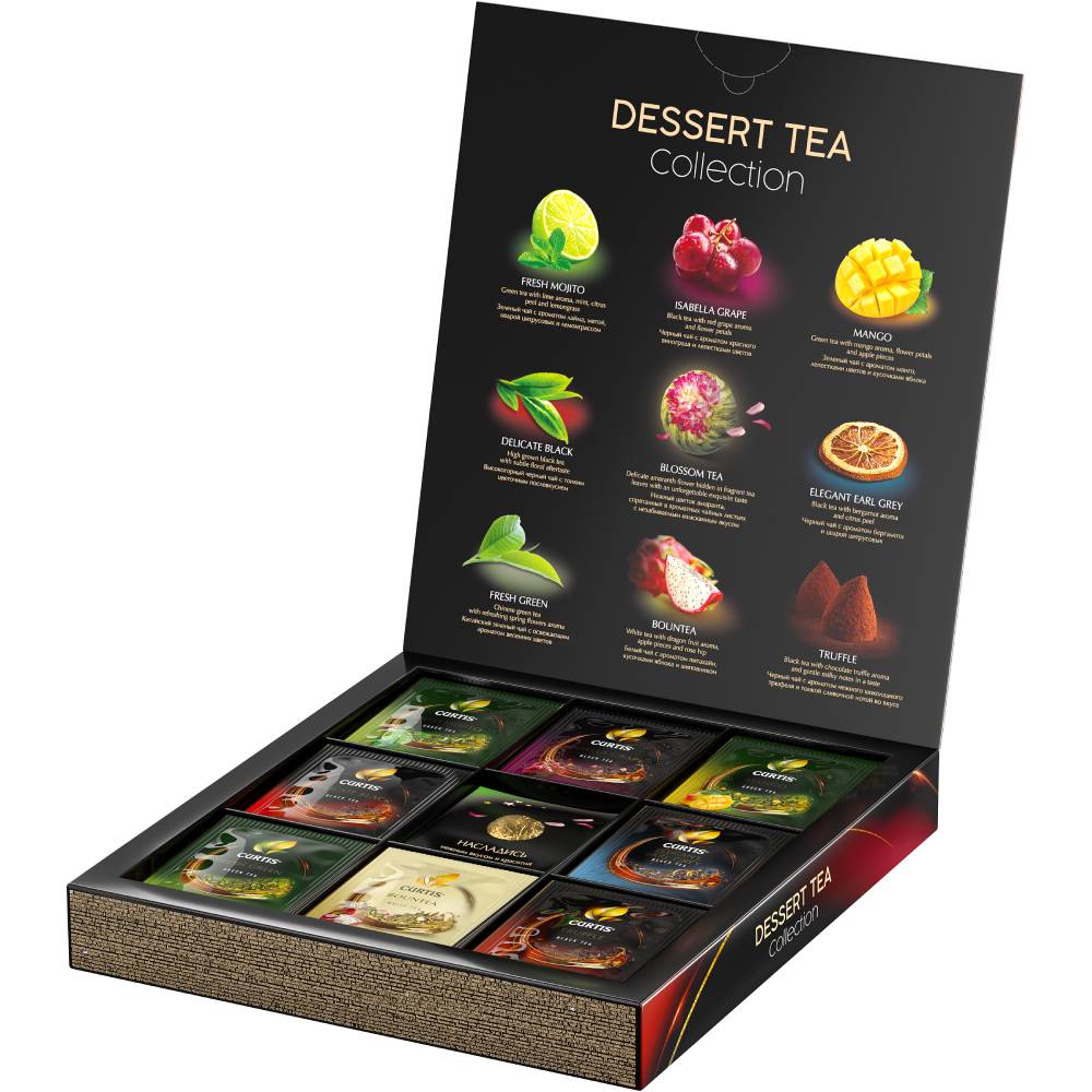 CURTIS Dessert Tea Collection & Blossom Tea - Kombinacija čajeva, 8 ...