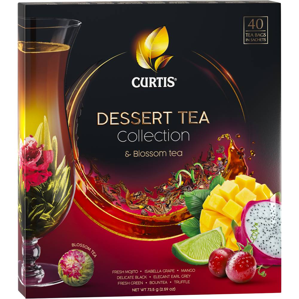 CURTIS Dessert Tea Collection & Blossom Tea - Kombinacija čajeva, 8 ...