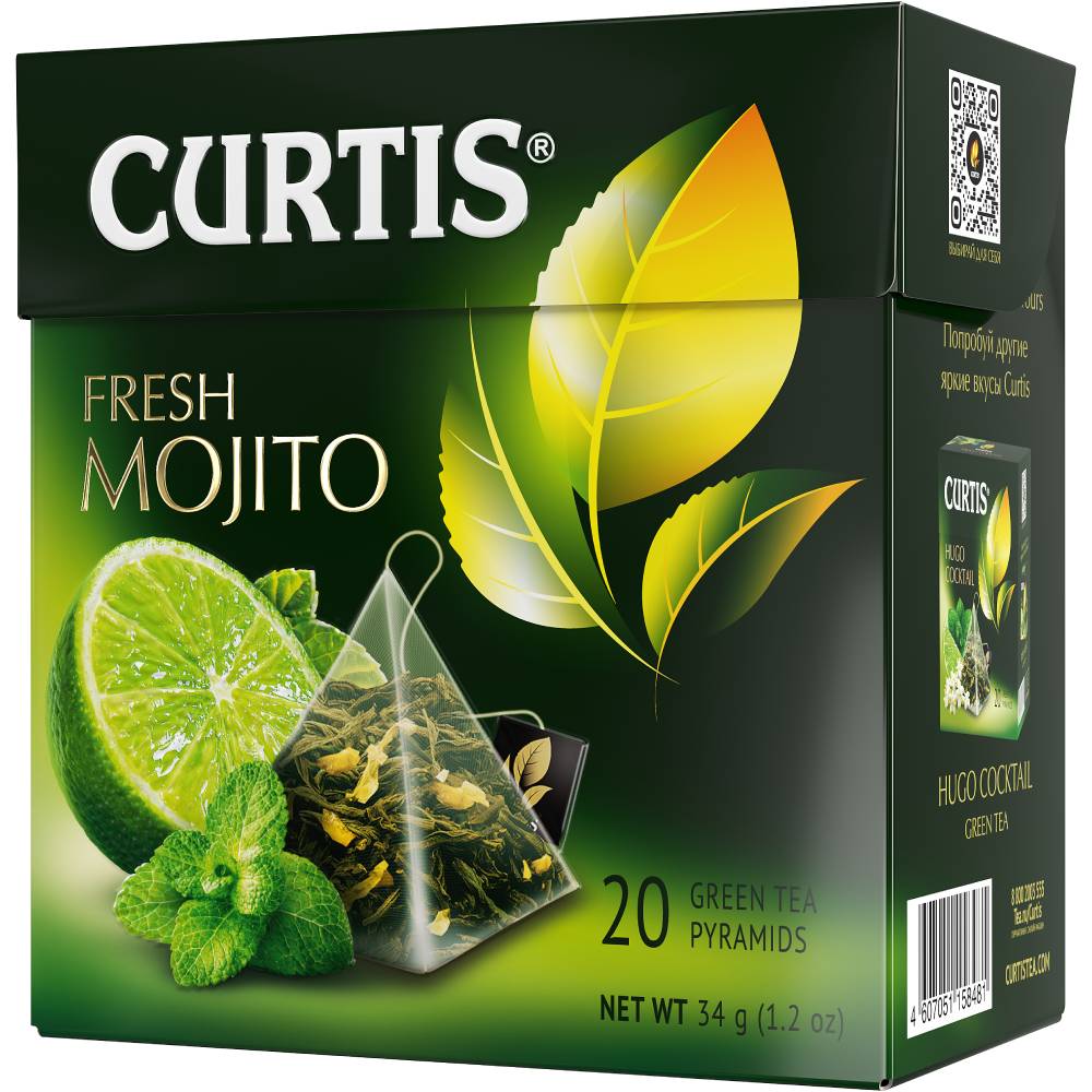 CURTIS Fresh Mojito - Zeleni čaj sa mohito aromom, korom citrusa i mentom