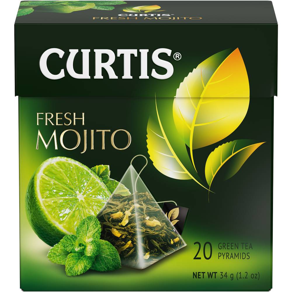 CURTIS Fresh Mojito - Zeleni čaj sa mohito aromom, korom citrusa i mentom