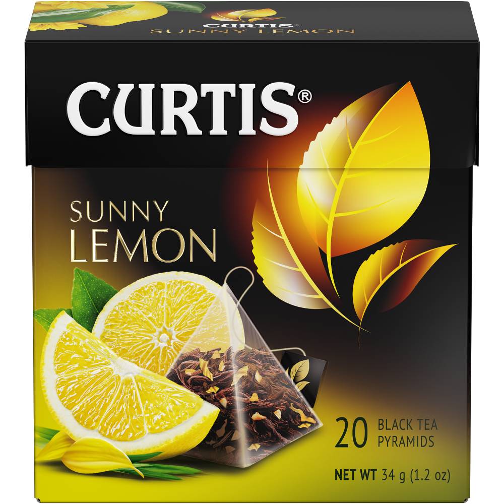 CURTIS Sunny Lemon - Crni čaj sa aromom limuna, korom pomorandže i laticama cveća