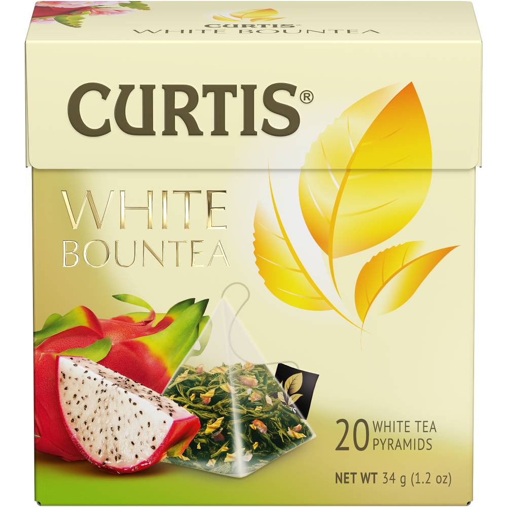 CURTIS White Bountea - Beli čaj sa aromom pitaje, komadićima jabuke i laticama ruže