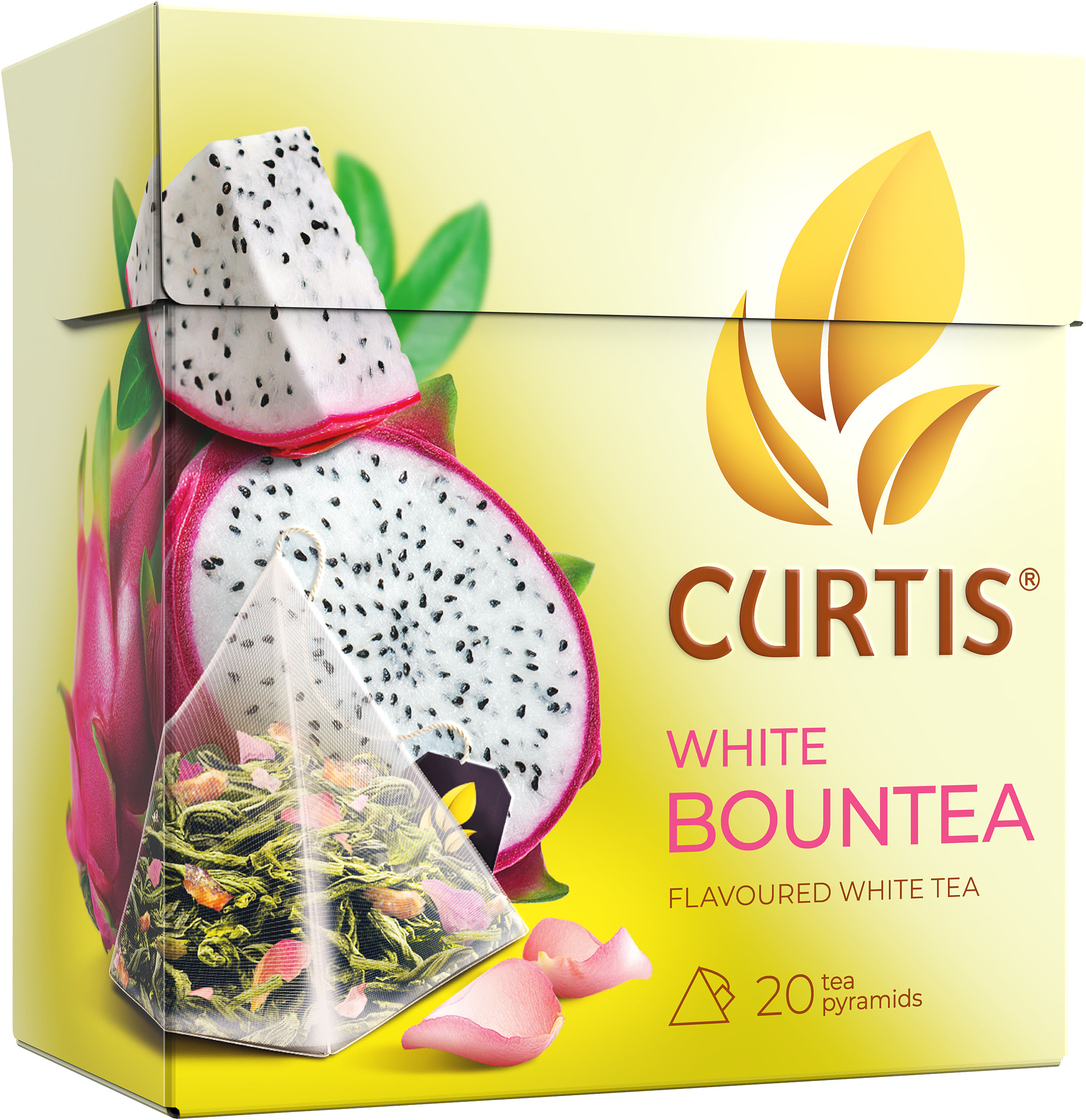 CURTIS White Bountea - Beli čaj sa aromom pitaje, komadićima jabuke i laticama ruže