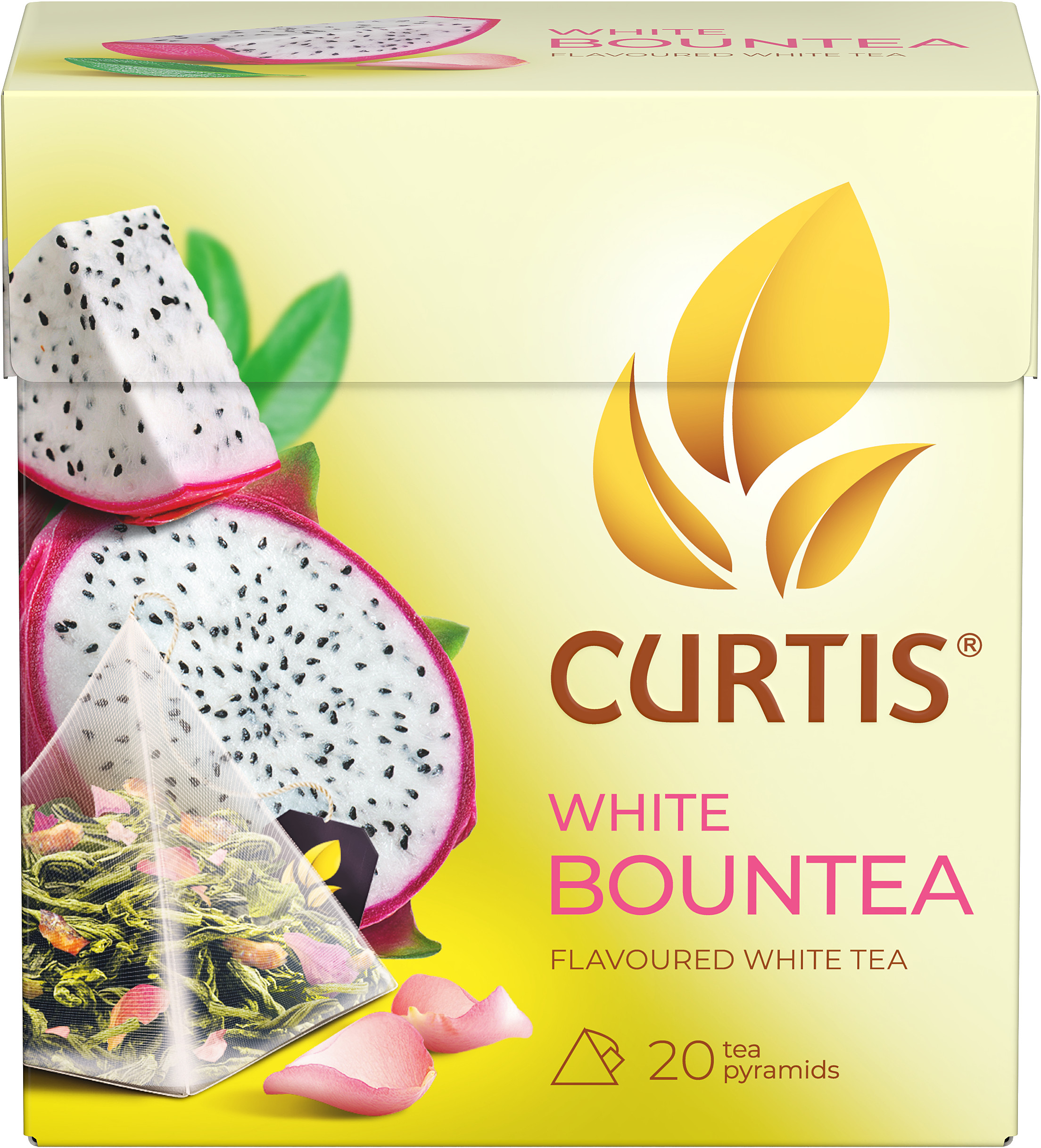 CURTIS White Bountea - Beli čaj sa aromom pitaje, komadićima jabuke i laticama ruže