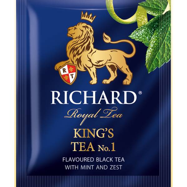 RICHARD King's Tea №1- Crni čaj sa mentom, korom citrusa i aromom kafirske limete & engleske mente, 50g