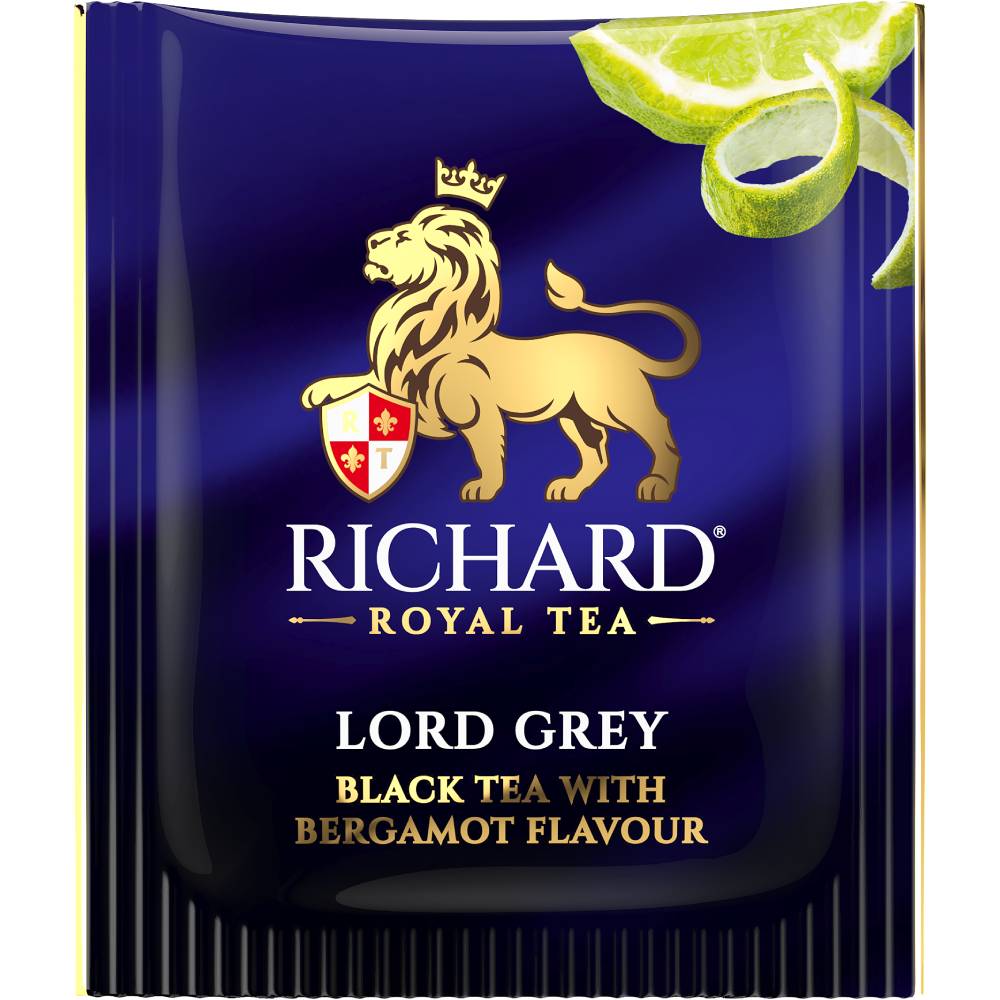 RICHARD Lord Grey - Crni čaj sa aromom bergamota, aromom limuna i korom citrusa, 25x2g