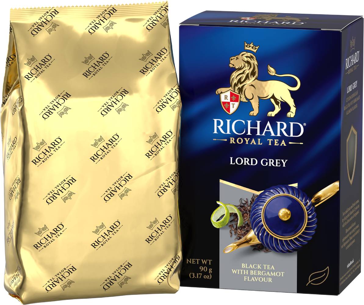 RICHARD Lord Grey - Crni cejlonski čaj sa bergamotom i limunom, 90g rinfuz