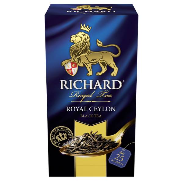 RICHARD Royal Ceylon - Crni cejlonski čaj, 25x2g