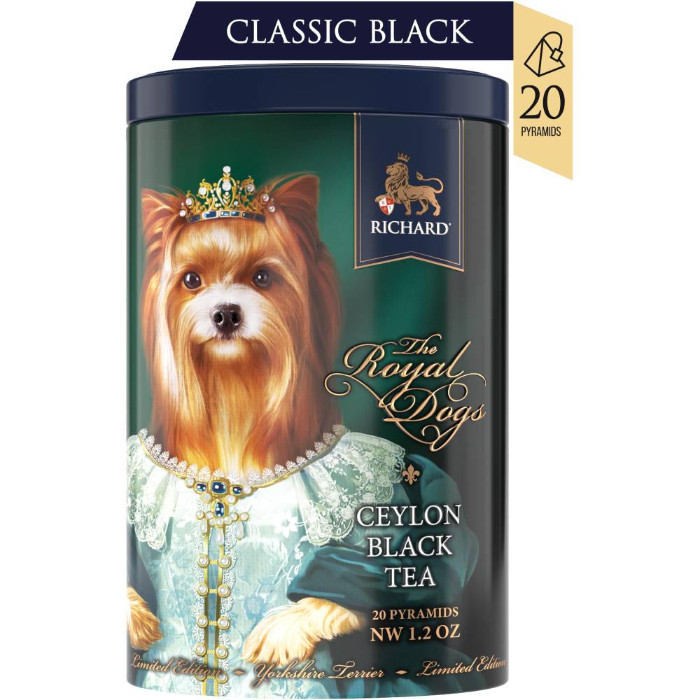 RICHARD Royal Dogs, York -  Crni čaj, 20 x 1,7g