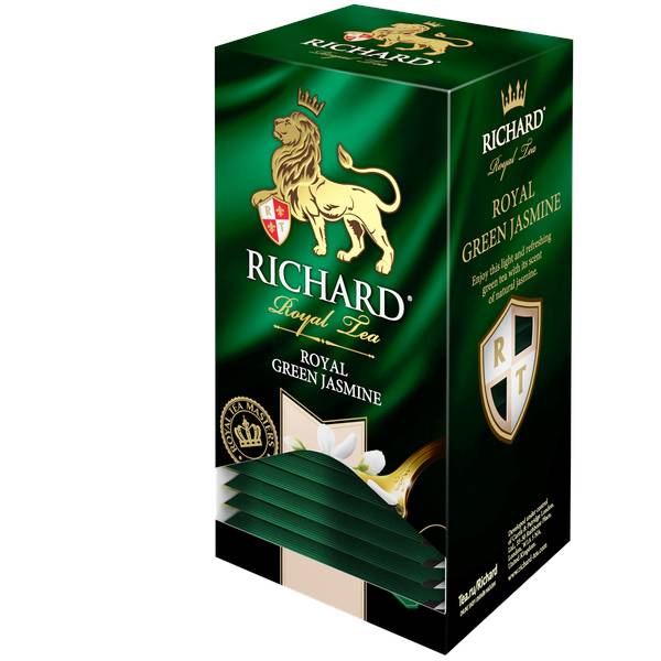 RICHARD Royal Green Jasmine  - Zeleni čaj sa prirodnom aromom jasmina, 25x2g