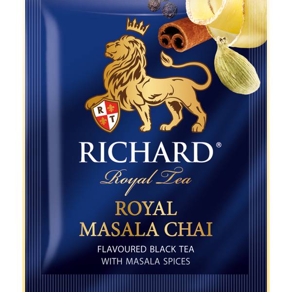 RICHARD Royal Masala Chai - Indijski crni čaj sa djumbirom, cimetom i kardamonom, 25x2gg