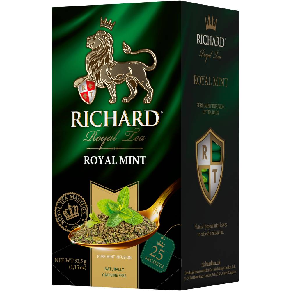 RICHARD Royal Mint  – Čaj od mente, 25x1,3g