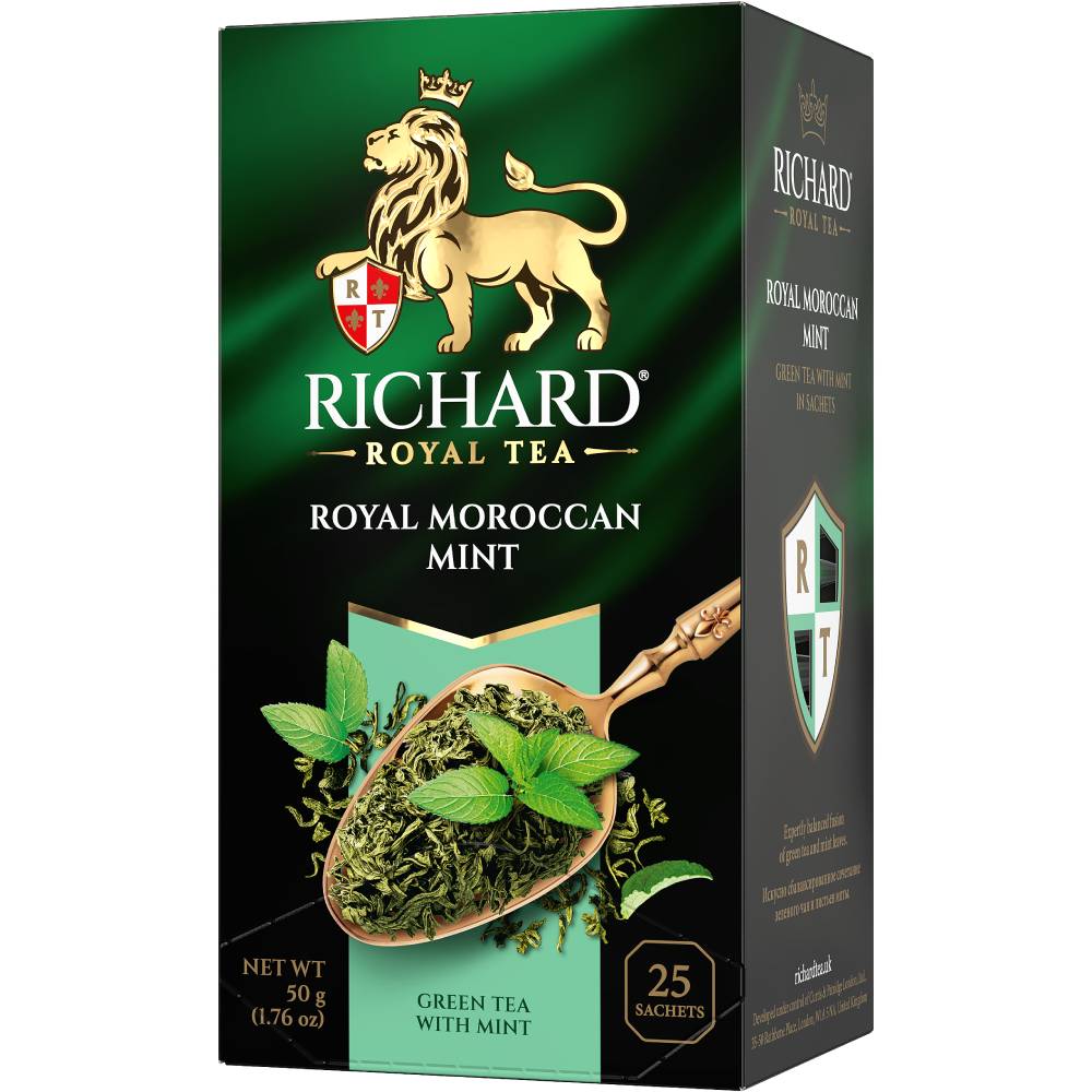 RICHARD Royal Moroccan Mint - Zeleni čaj sa mentom, 25x2g