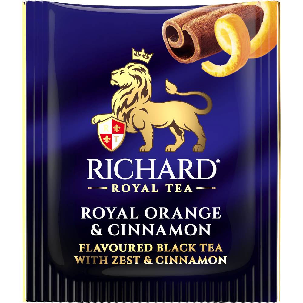 RICHARD Royal Orange & Cinnamon - Crni čaj sa narandžom i cimetom, 25x2g