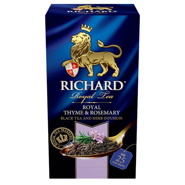 RICHARD Royal Thyme & Rosemary - Crni čaj sa timijanom i ruzmarinom, 50g
