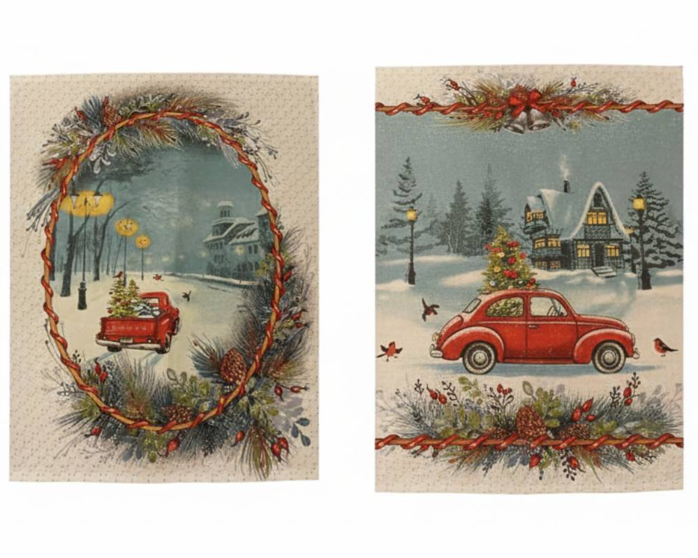 Set kuhinjskih krpa - Novogodišnji put br. 3