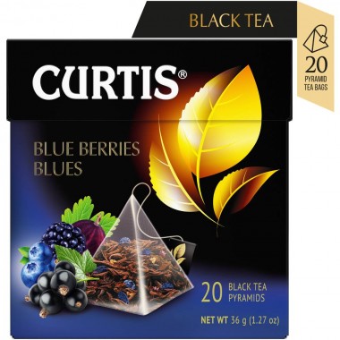CURTIS Blue Berries Blues - Crni čaj sa šumskim voćem