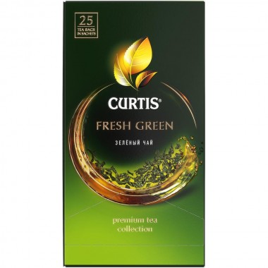 CURTIS Fresh Green - Zeleni čaj, 25 x 1,7g