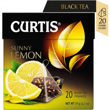 CURTIS Sunny Lemon - Crni čaj sa limunom, pomorandžom i laticama cveća