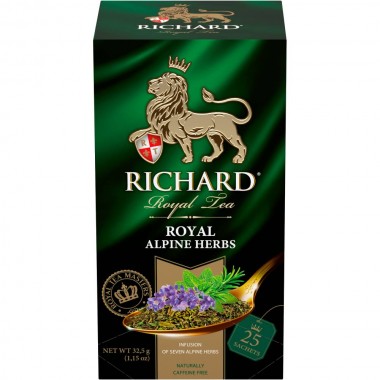 RICHARD Royal Alpine Herbs – Čaj od alpskih biljaka, 25 X 1,3g