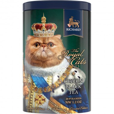RICHARD Royal Cats, Persian - Crni čaj, 20 x 1,7g