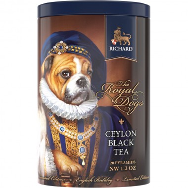 RICHARD Royal Dogs, Bulldog - Crni čaj, 20 x 1,7g