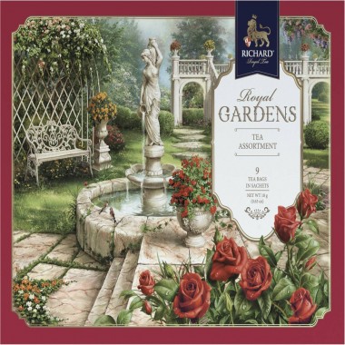 RICHARD Royal Gardens - Kombinacija-mix čajeva, RED koverat, 18 g