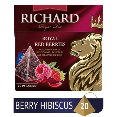 RICHARD Royal Red Berries - Voćno-biljni čaj sa komadićima voća, 34g