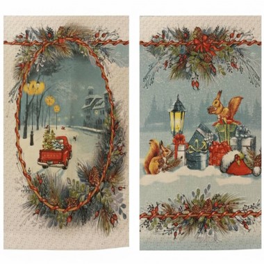 Set kuhinjskih krpa - Novogodišnji put br. 1